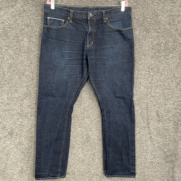 GAP Premium Selvedge Jeans Mens Size 34x30 Red Line‎ Slim Straight FIt - Picture 1 of 14